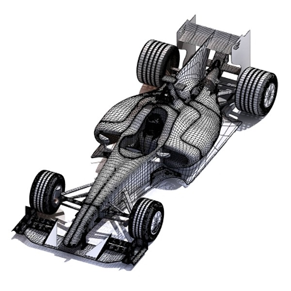 3d model generic car - Generic Formula 1 car by Giimann